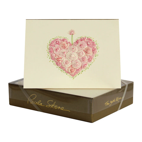 All Roses Heart - Anniversary Greeting Card
