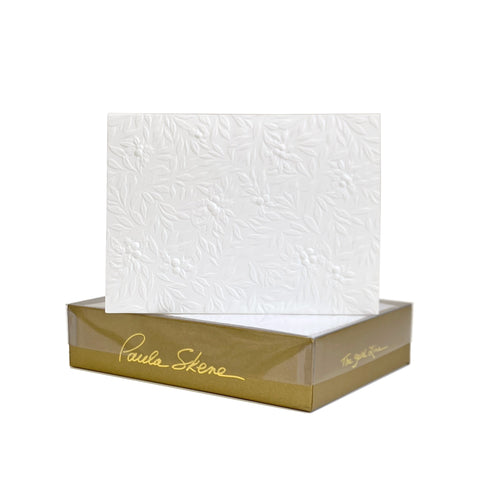 Holly Pattern - Blind Embossed