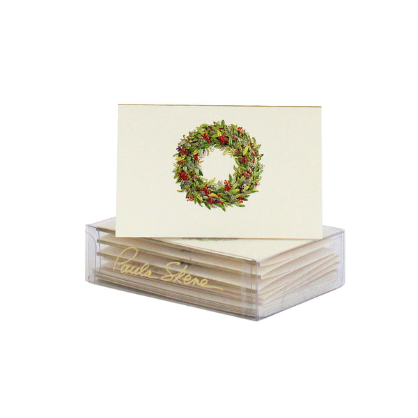 Bay Leaf Wreath Enclosure Cards