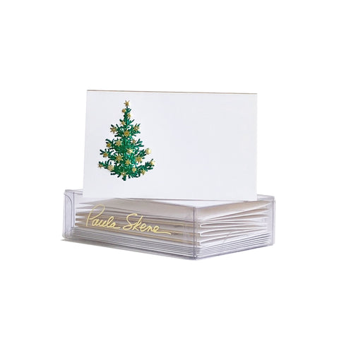 Snowflake Tree Enclosure Cards