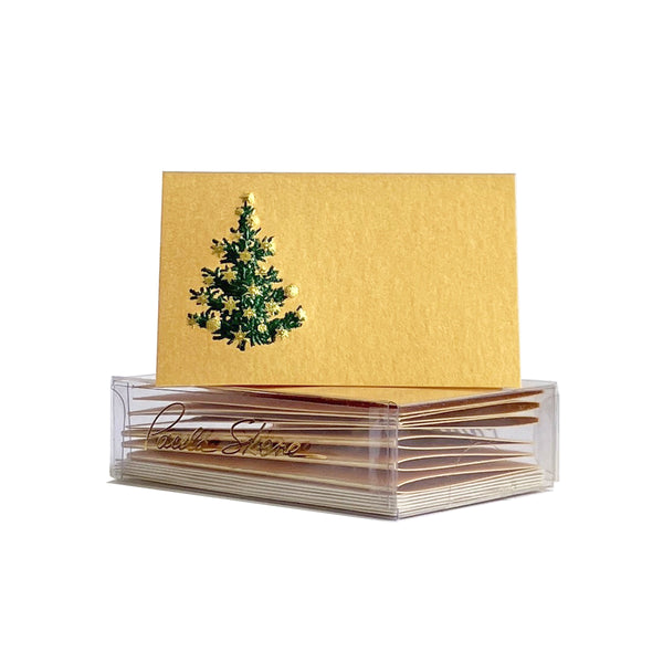 Snowflake Tree Enclosure Cards