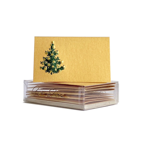 Snowflake Tree Enclosure Cards
