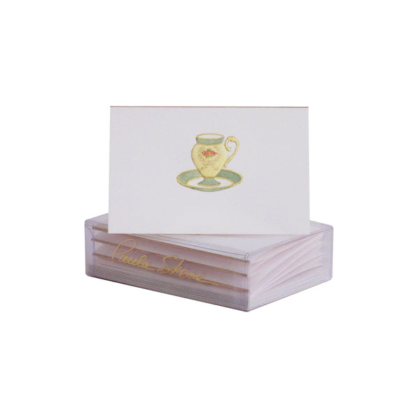 Tea Cup Enclosure Cards