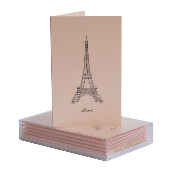Eiffel Tower Merci Boxed Mini Note