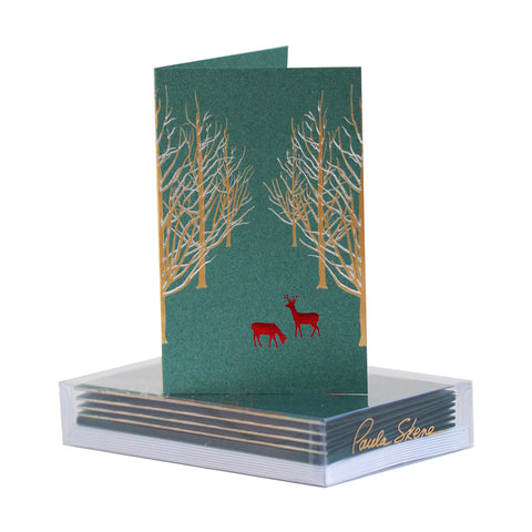 Snowy Forest Boxed Mini Note