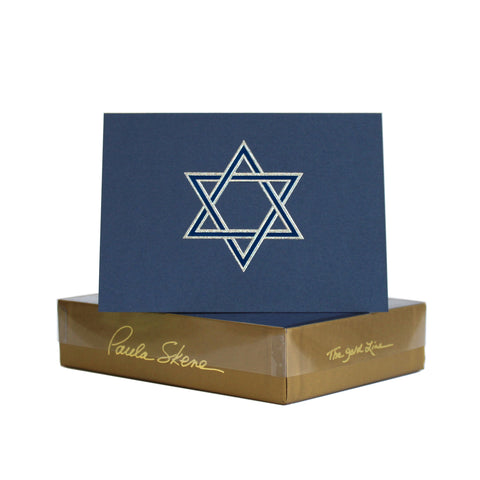 Star of David Hanukkah Card