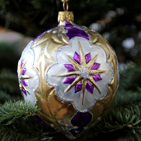 Holly Ornament -Purple