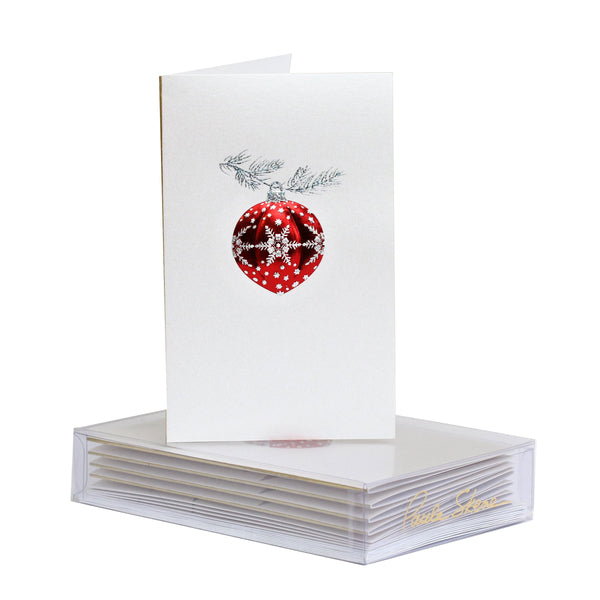 Snowflake Ornament Boxed Mini Note